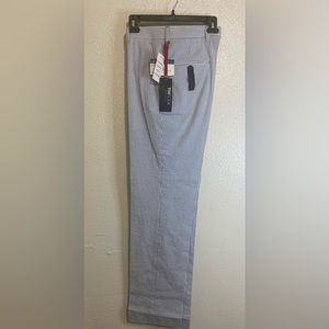 NWT Tommy Hilfiger men’s pants blue and white striped seersucker 30 x 32, EASTER